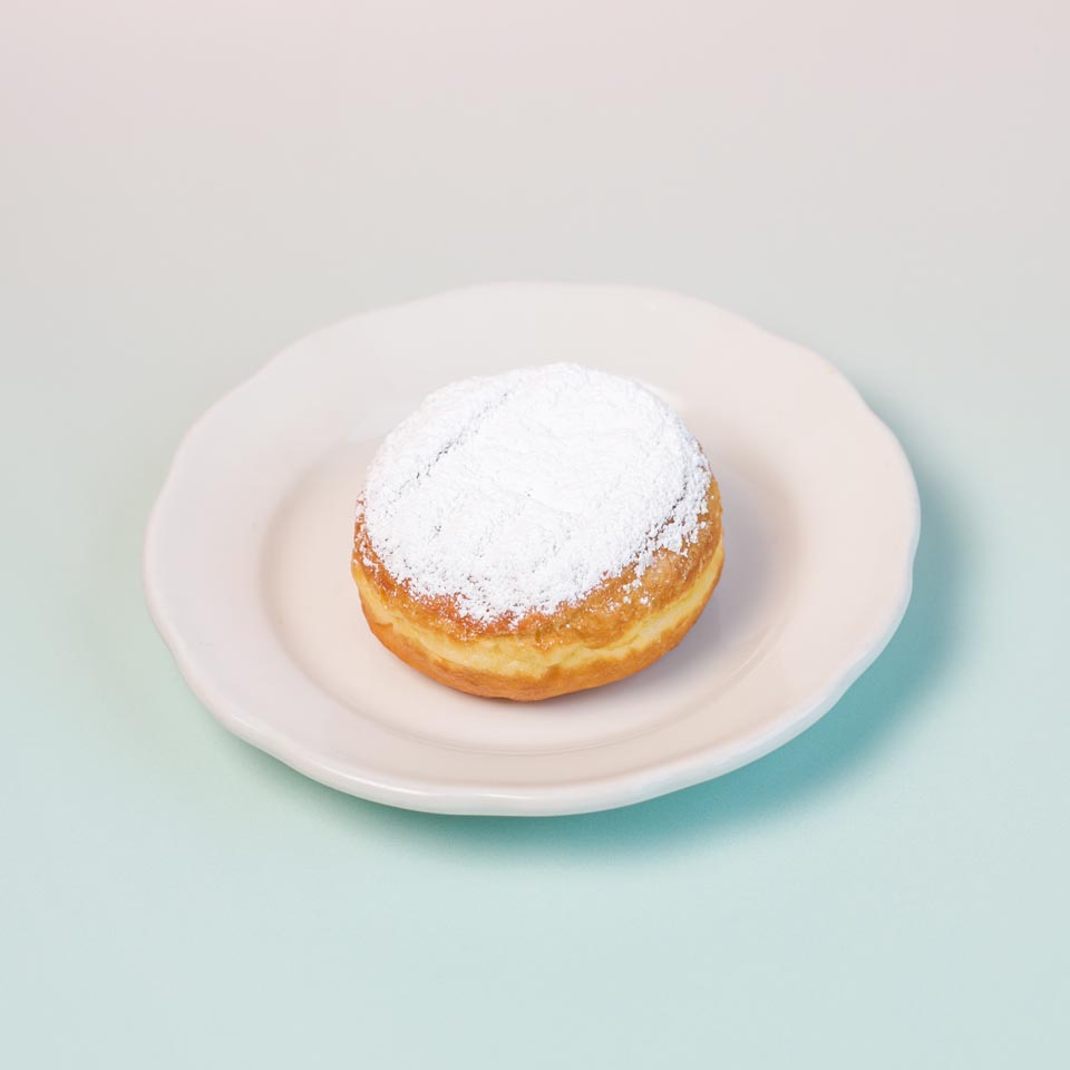 Powdered Sugar Raspberry Filled